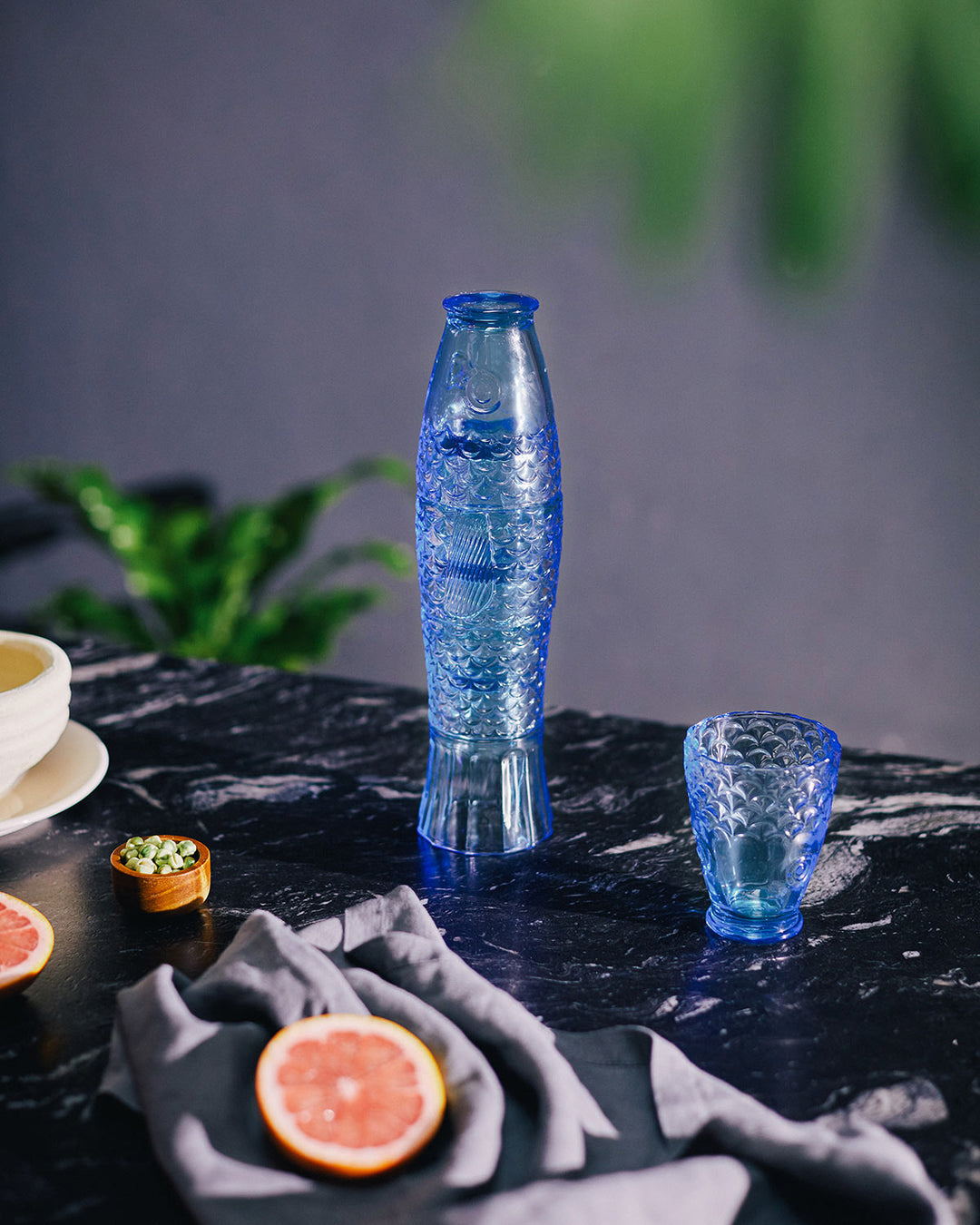 COLORED KOI FISH-SHAPED GLASS CUP SET – Clover Store House