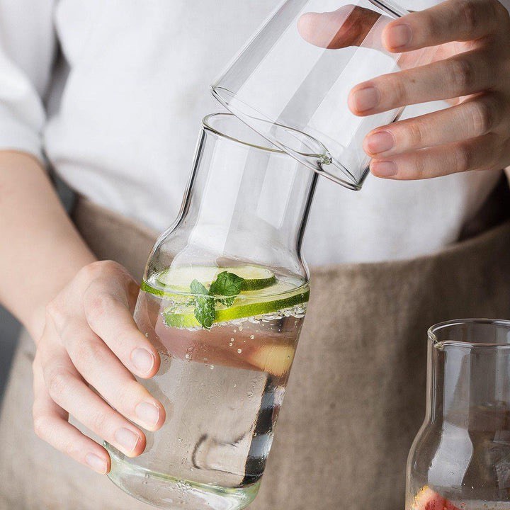 GLASS CARAFE & TUMBLER SET