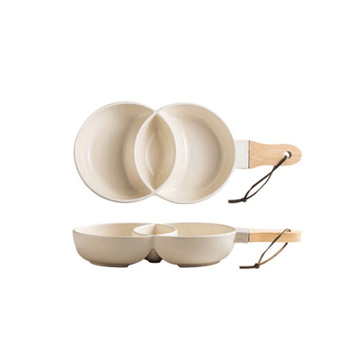 VENN CERAMIC SNACK TRAY